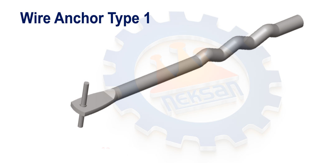 Проволочный анкер Тип 1 (Пружинный крепежный элемент)