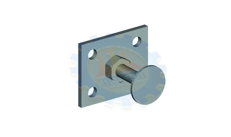 Регулируемый анкер с плоской головкой