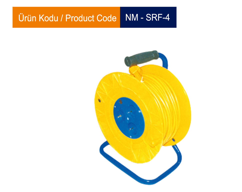 Передвижной удлинительный кабель на катушке